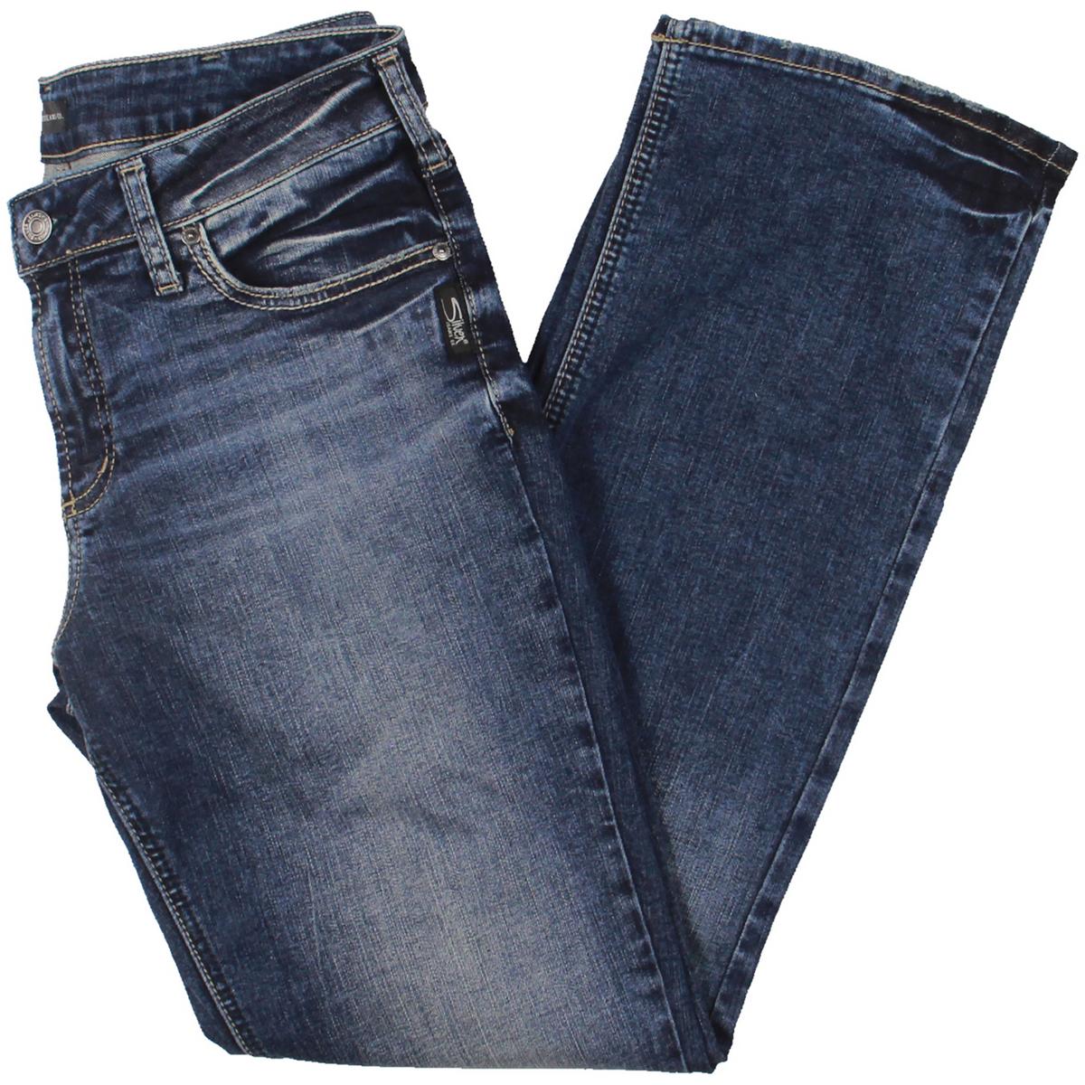 Suki Slim Stiefel mittlerer Bund dunkel Wash Bootcut-Hose