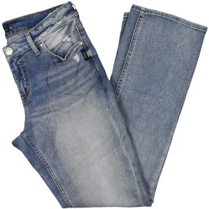 Elyse schlanke Stiefel bedrückt Mitte Aufstieg bootcut Hose