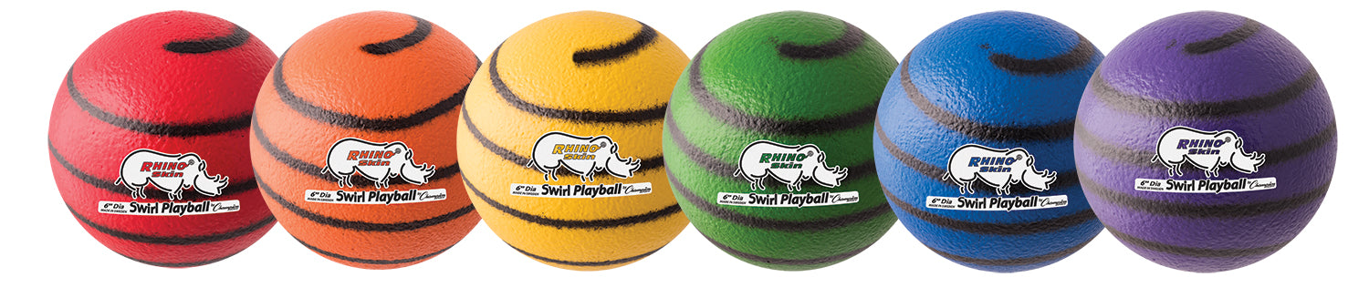 Champion Sports 6,3 Zoll Rhino Skin mittel Bounce Swirl Ball Set