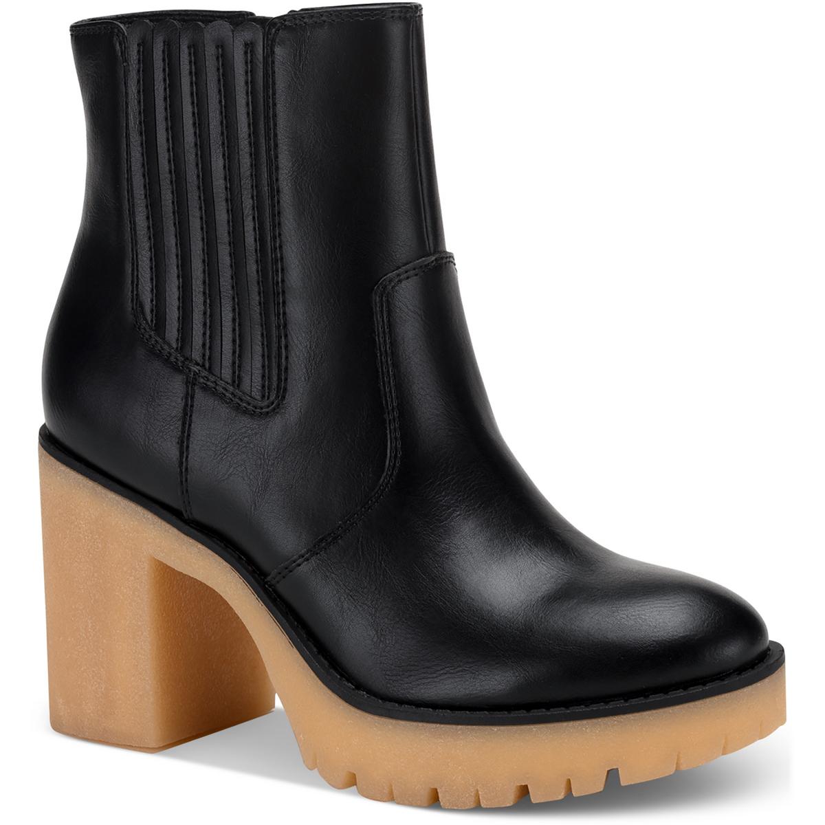 Lennii Kunstleder Plateau Stiefeletten