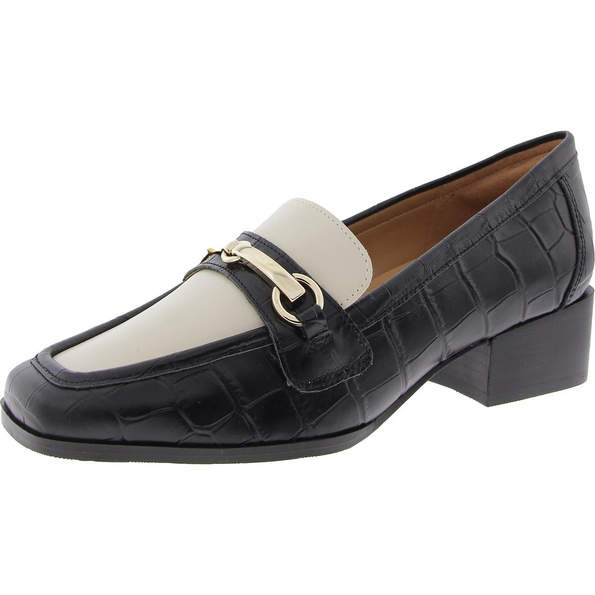 Loafer Absatzschuhe aus Leder