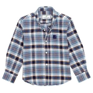 Herren klassische Flanell Hemd im Wald