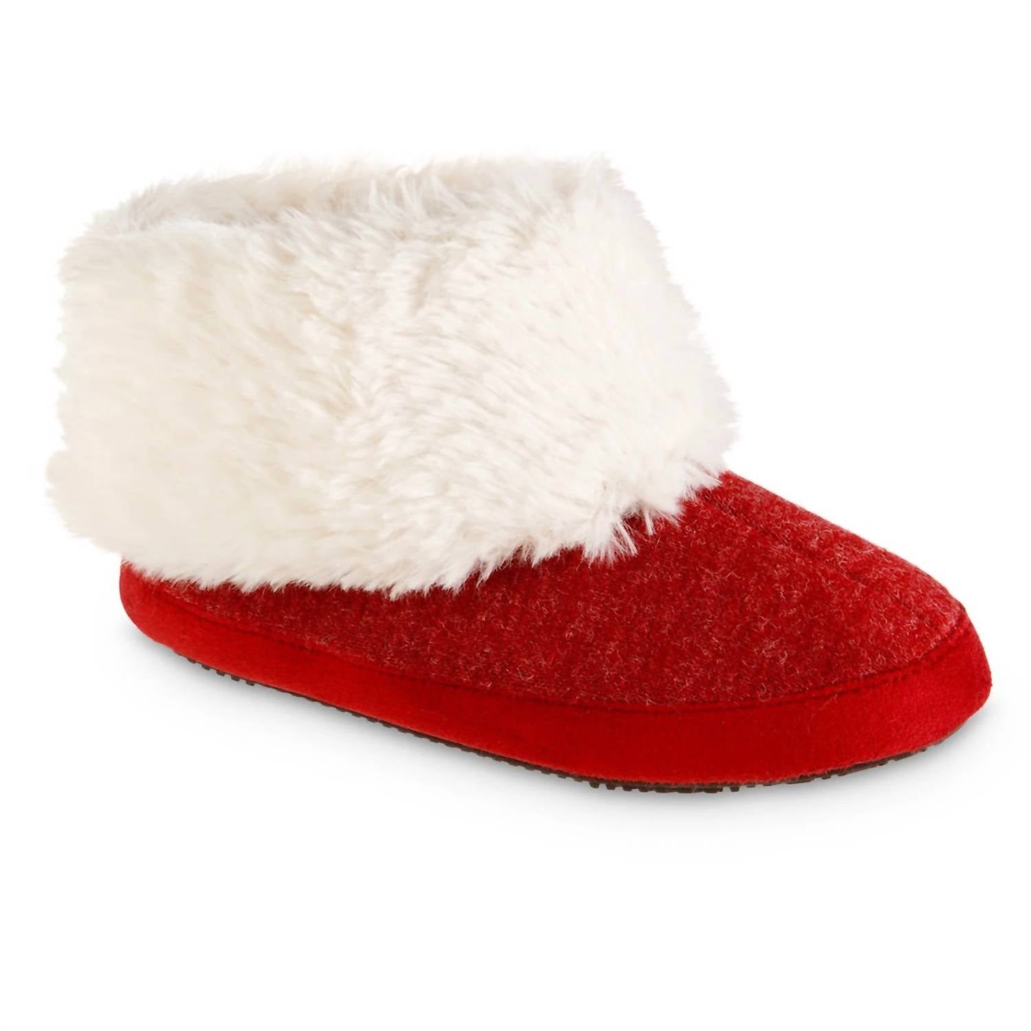 Damen Heather Strick Marisol Stiefel Eco Comfort Slipper in Chili