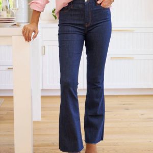 Flannigan Flare Jeans im Jahr 1979 klare Spülwäsche