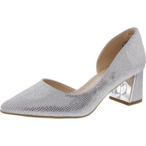 Candor Glitzer strukturierte D'Orsay Absatzschuhe