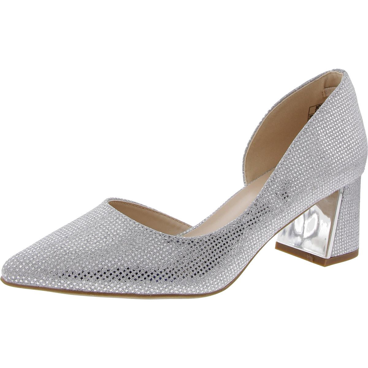 Candor Glitzer strukturierte D'Orsay Absatzschuhe