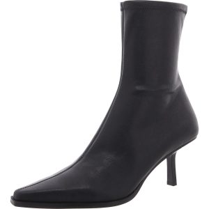 Brianne Reißverschluss Kunstleder Stiefeletten aus Leder