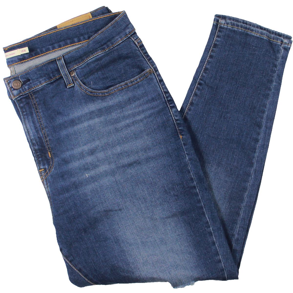 Plus 721 Hohe Rise Skinny Distressed Hohe Rise Skinny Hose