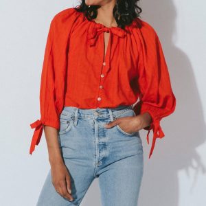 Rylan Blouse in rot