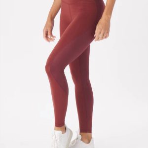 Ton nach oben Leggings in Cabernet