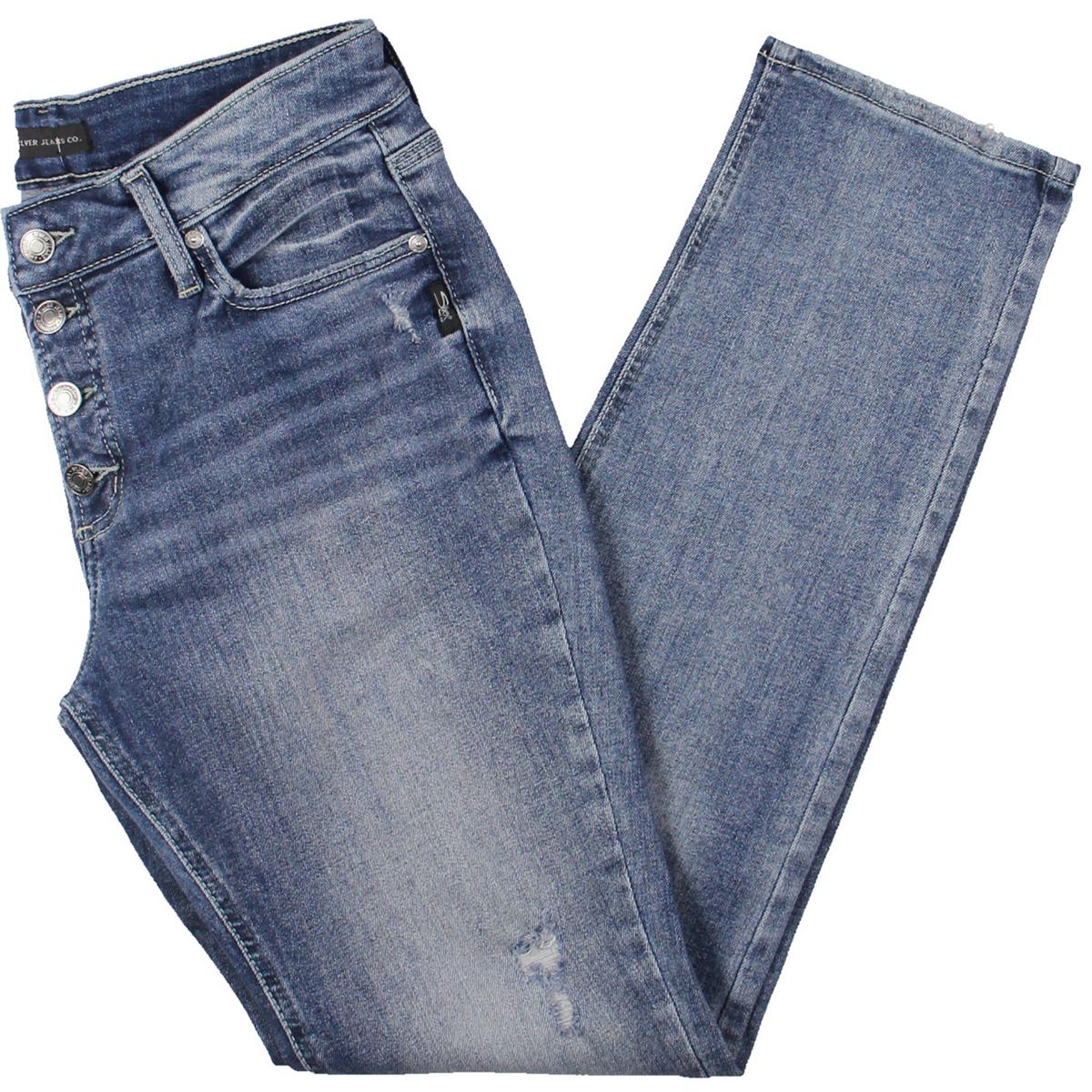 Gerade Jeans aus Denim