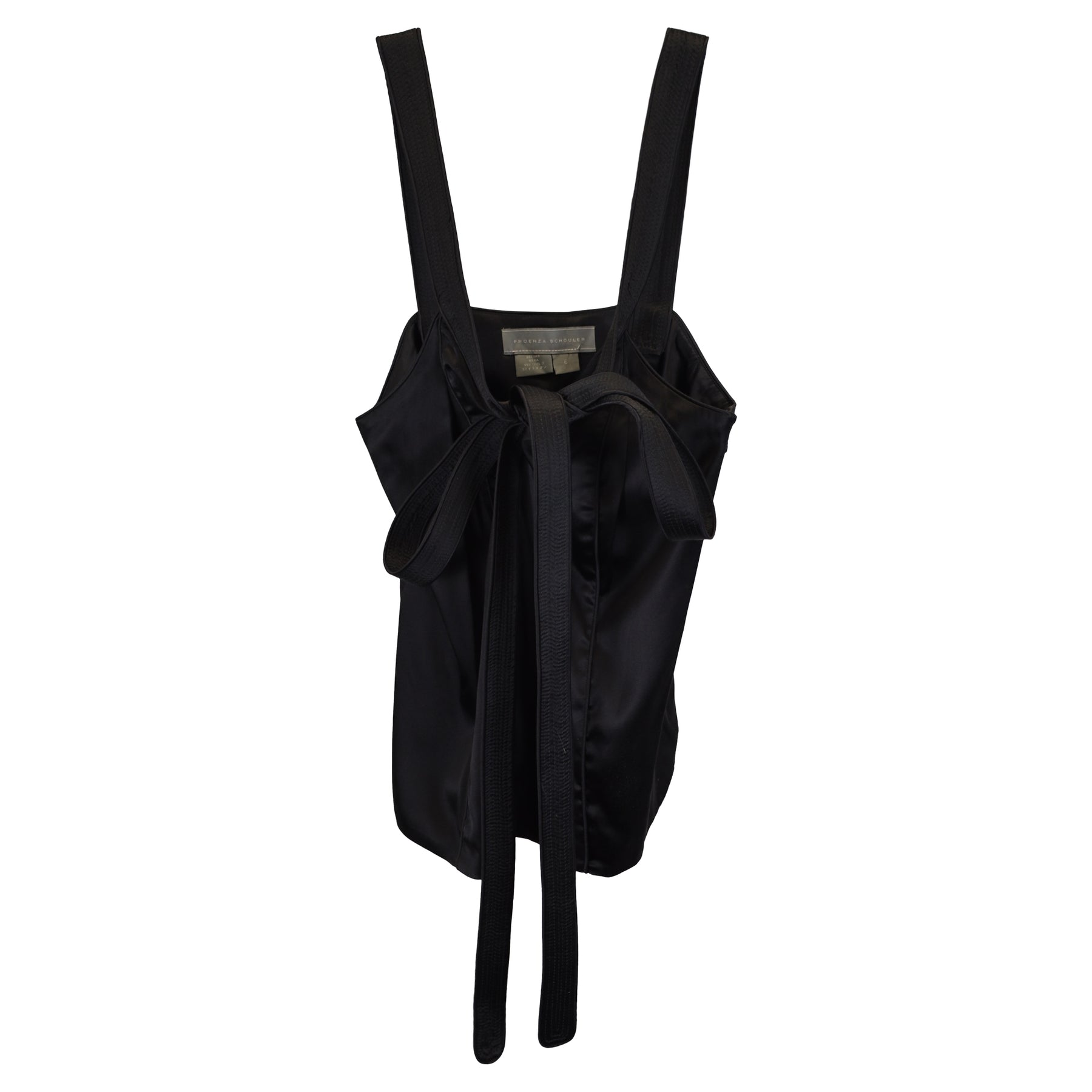 Proenza Schouler – Top aus schwarzer Seide