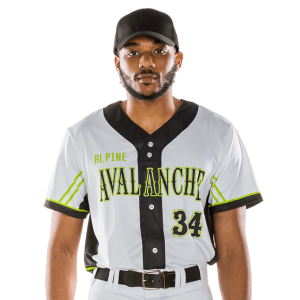 League Outfitters Benutzerdefinierte sublimierte Elite - Sublimierte Imitat Full Knopf Jersey