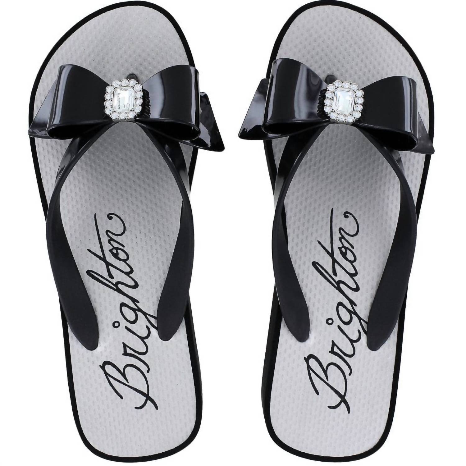Bowie Keil Flip Flops in schwarz