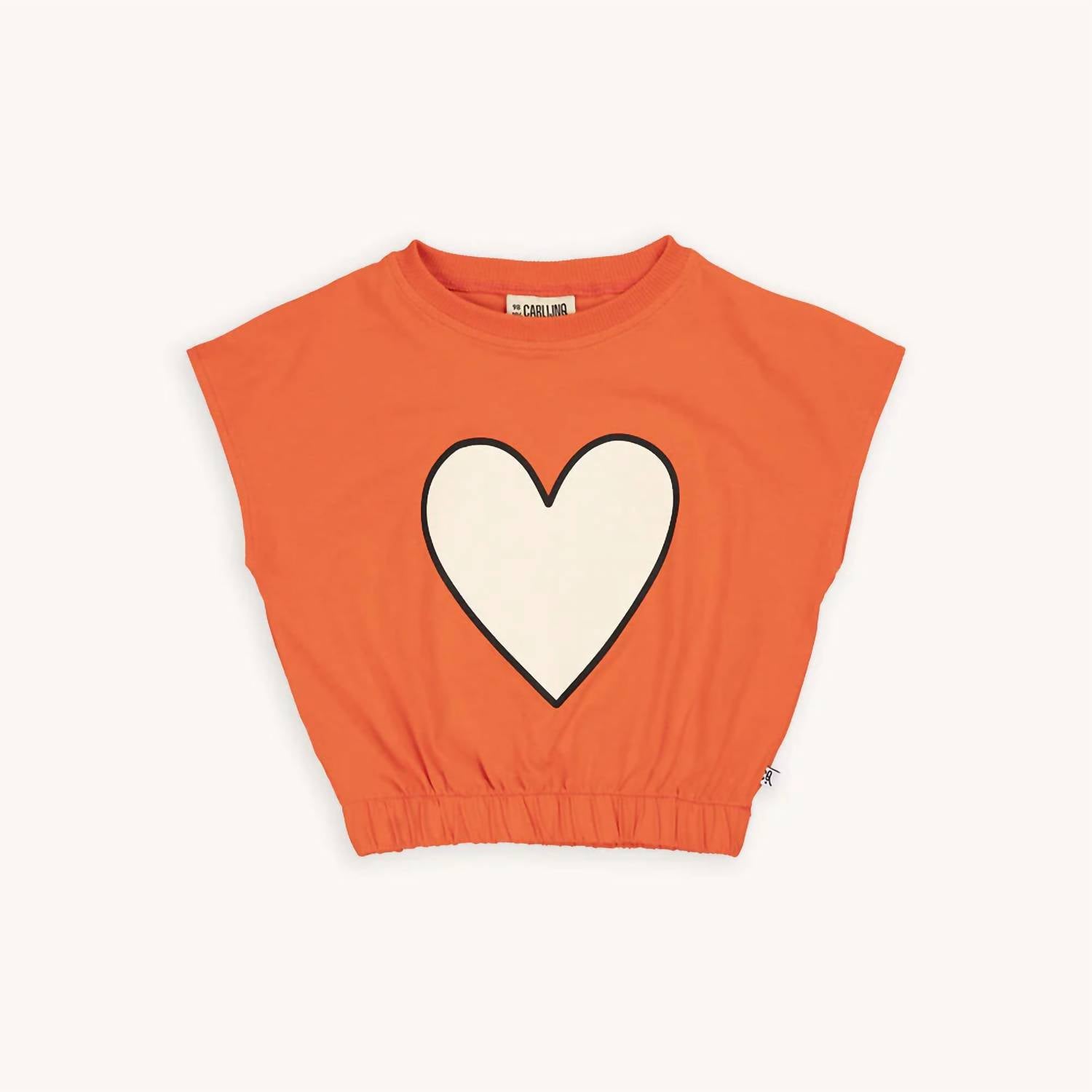Mädchen Balloon Top in Rot