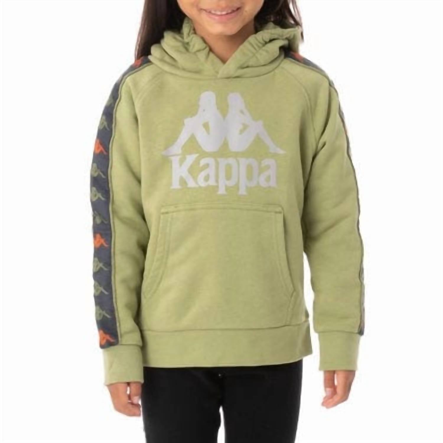 Kid's 222 Banda Hurtado 3 Kapuzenpullover in Grün Salvia