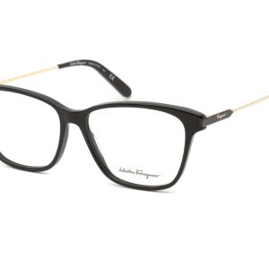 salvatore ferragamo SF2851 001 rechteckige Brille 54 mm