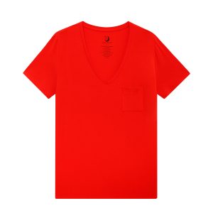 Florever Your Baby Damen solide Kurzarm T-Shirt