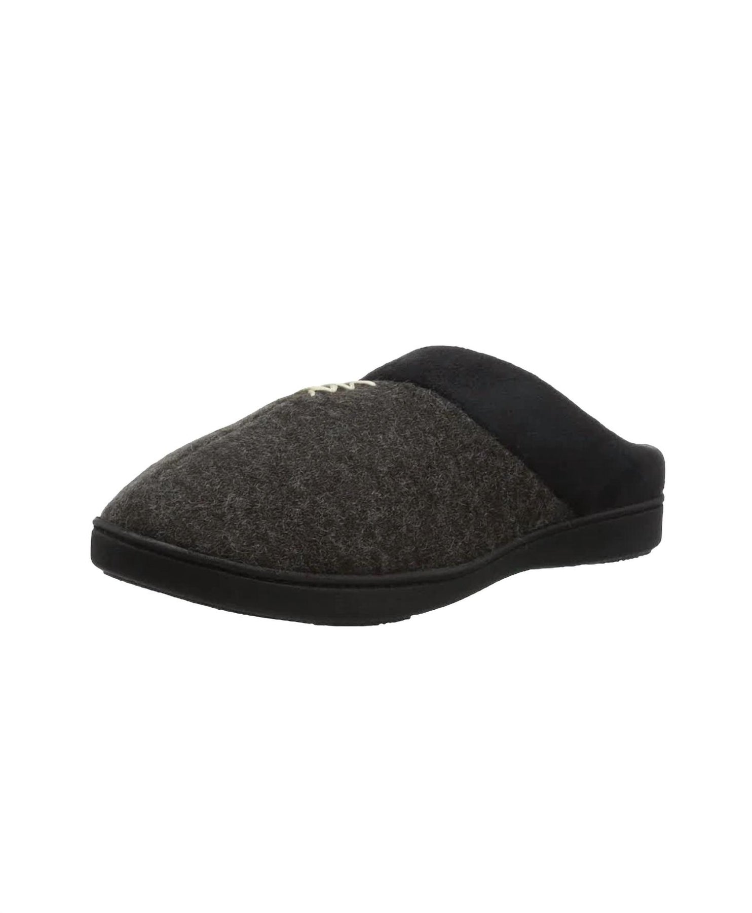 Damen Marisol Microsuede Hoodback Slipper in Schwarz