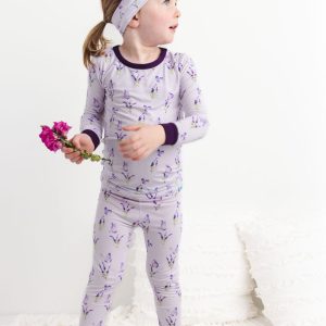 Estella (Lavender Butterfly) Lange Ärmel pj-s