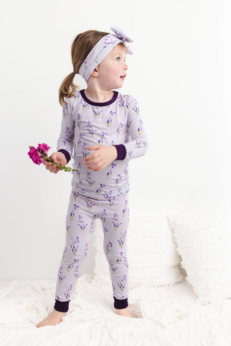 Estella (Lavendel Butterfly) Langarm PJ's