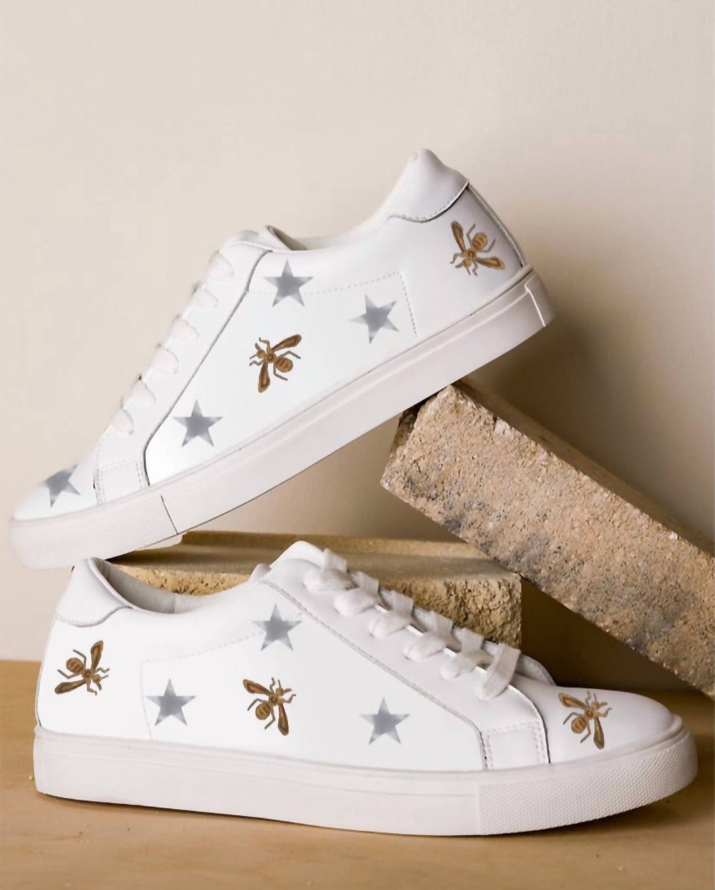 Damen Queen Bee Sneaker in Weiß