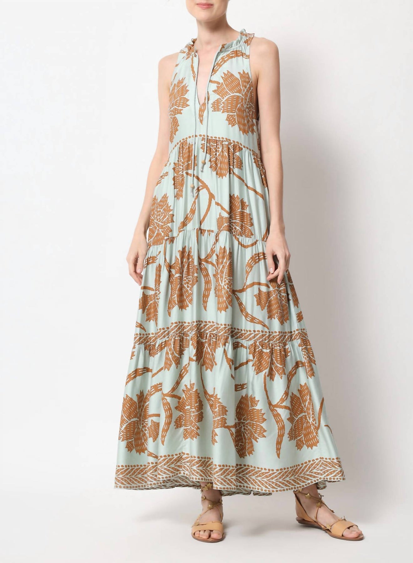 Paola Maxikleid in Nia Seafoam
