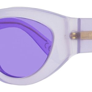 Marni Damen Katzenauge Sonnenbrille Regenbogen Berge UC1 lila 52mm