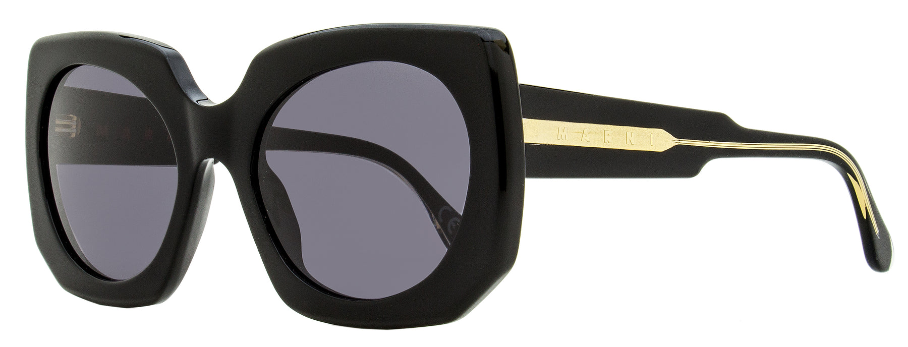 Marni Damen Sonnenbrille Jellyfish Lake RYM Schwarz 56mm