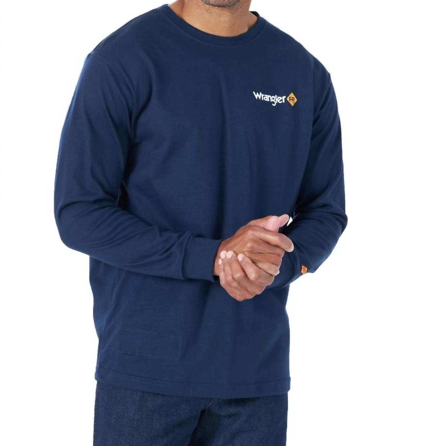 Feuerfestes T-Shirt für Herren – Plus In Dunkelblau