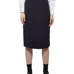 Knee Length Bleistiftrock in blau 7733724414012