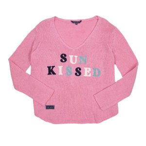 Alltäglicher Pullover in Rosa
