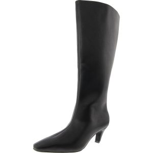 Samey Wide Calf Stiefel aus Kunstleder mit Knien