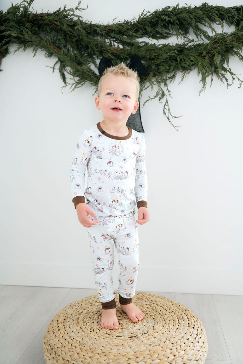 Waddle I Do ohne You (Penguin) Langarm-PJs
