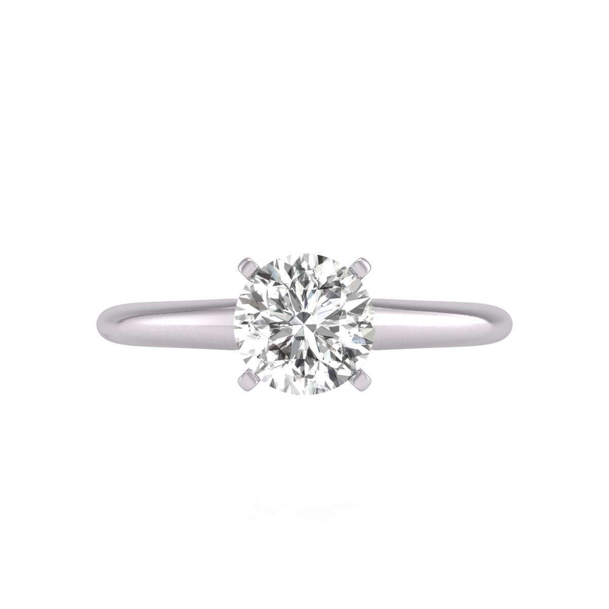 Diana M Labor 14KT WG 1,50ct TW LGD 4PRONG SOLITAIRE Ring
