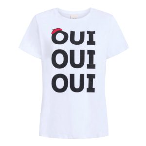 Cinq a Sept Damen oui oui oui schrumpfte Tee, weiß