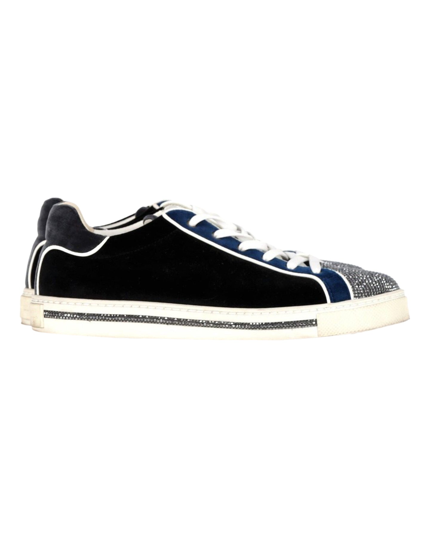 Rene Caovilla Sneaker mit Schnürung in Schwarz