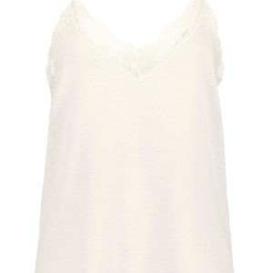 Ultraviolett Lotus Cami Top in Blanc