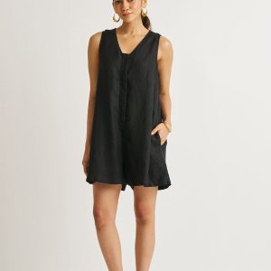 Romp and Play Jumpsuit in schwarz