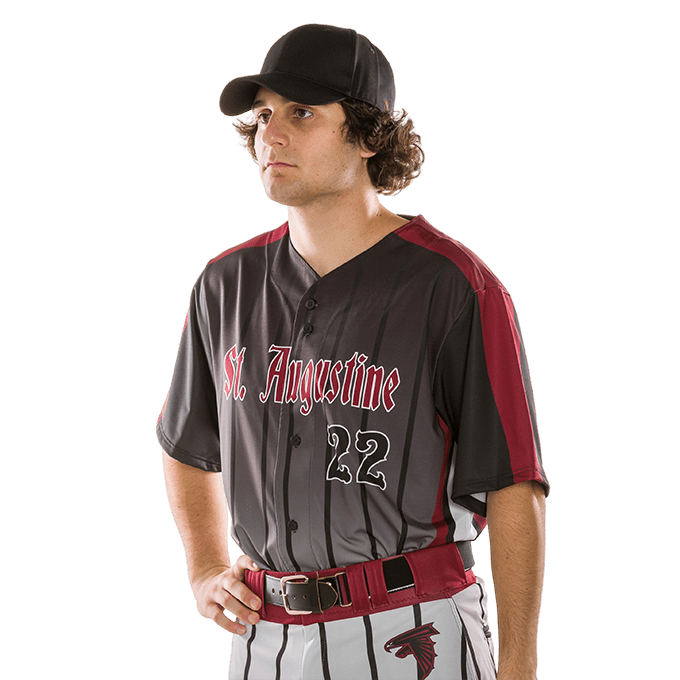 League Outfitters Benutzerdefinierte Elite Sublimated- Sublimated Full Knopf Jersey