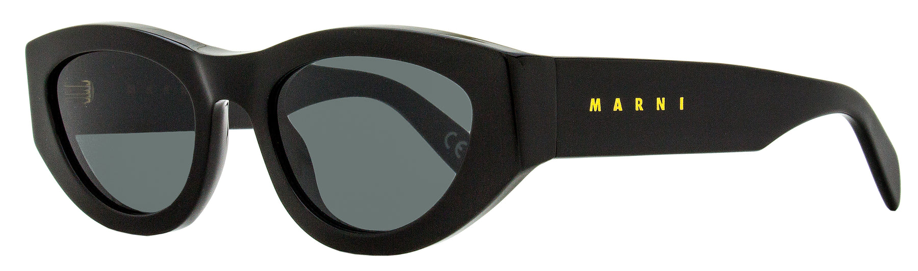 Marni Damen Cat Eye Sonnenbrille Rainbow Mountains BMO Schwarz 52mm
