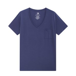 Ocean Odyssey Damen solide kurze Ärmel T-Shirt