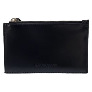 Balenciaga Leder Münze Fall Kartenhalter