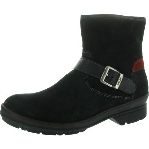 Wildleder Stiefeletten mit Reißverschluss