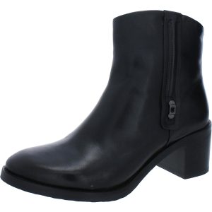 Sandy Leder runde Zehen Stiefeletten