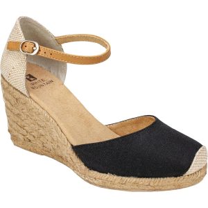Mamba Damen Knöchelriemen Ferse Keil Sandalen