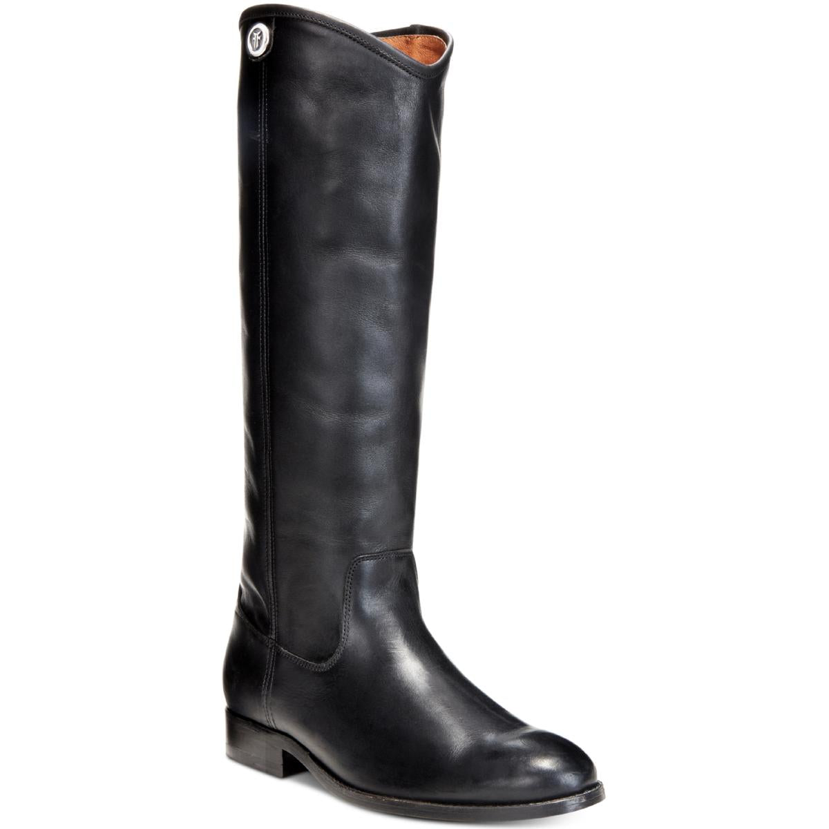 Melissa Knopf 2 Leder Kniehohe Reitstiefel
