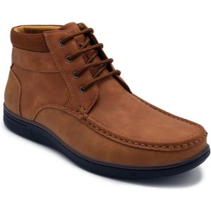 Hertel mit Schnürung Kunstleder chukka Stiefel