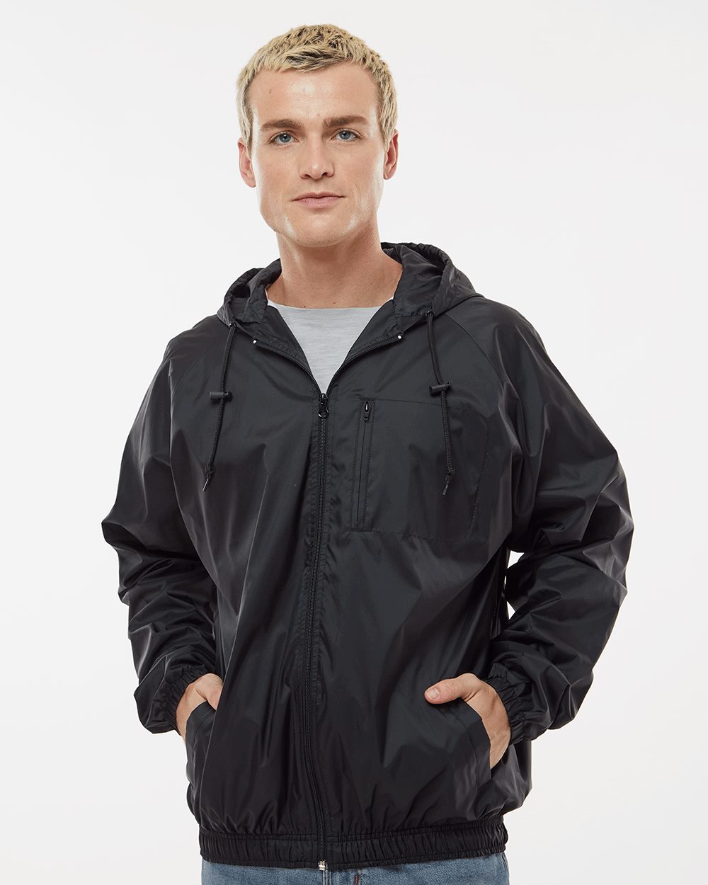 Burnside Herren Kapuzenjacke Coach Jacke