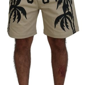 Dsqua² Baumwoll-Logo über Knie Herren Shorts gedruckt
